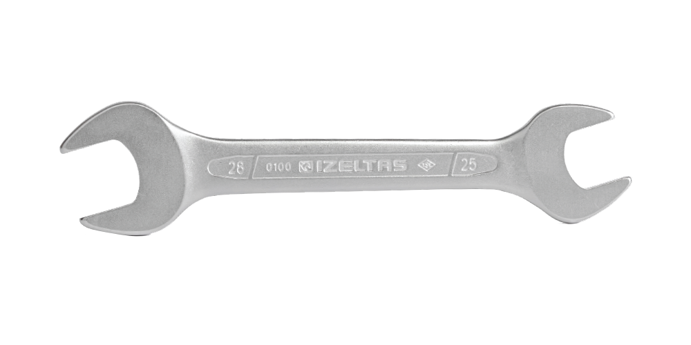 İZELTAŞ 6x7 mm Çatal İki Ağız Anahtar Kısa Boy