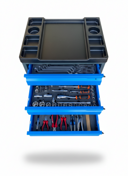 BERNEL 185 Parça Dolu Takım Arabası