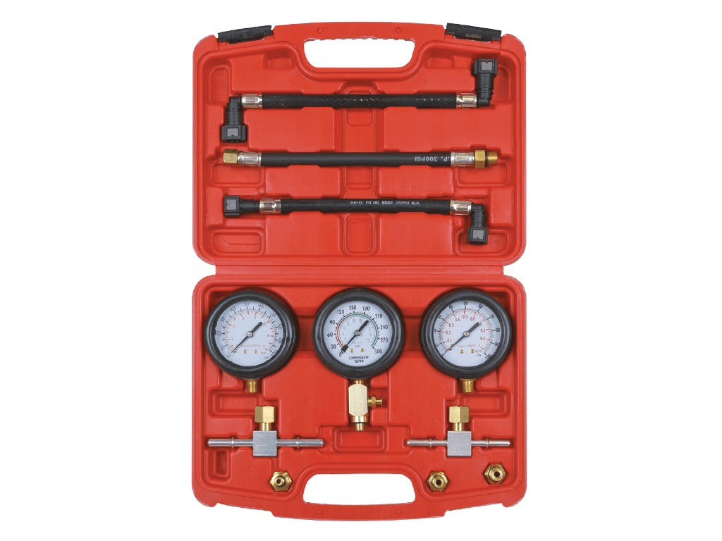 Motosiklet Kompresyon ve Yakıt Basınç Göstergesi Test Cihazı NT Tools NT0135