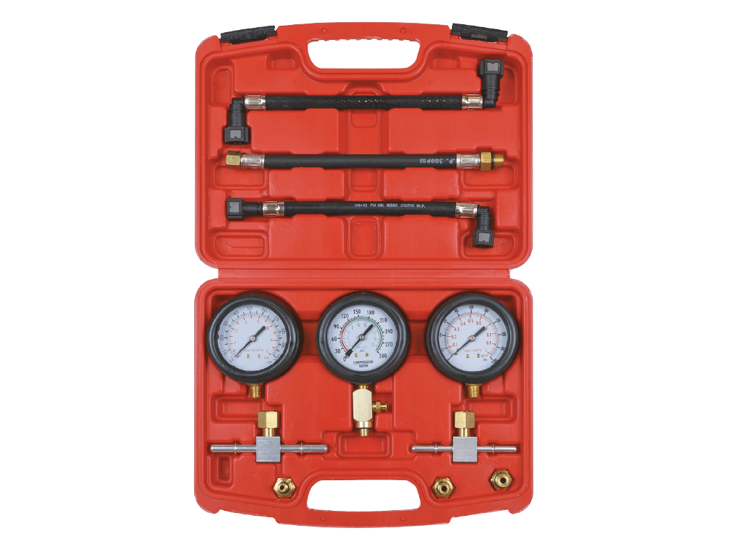 Motosiklet Kompresyon ve Yakıt Basınç Göstergesi Test Cihazı NT Tools NT0135