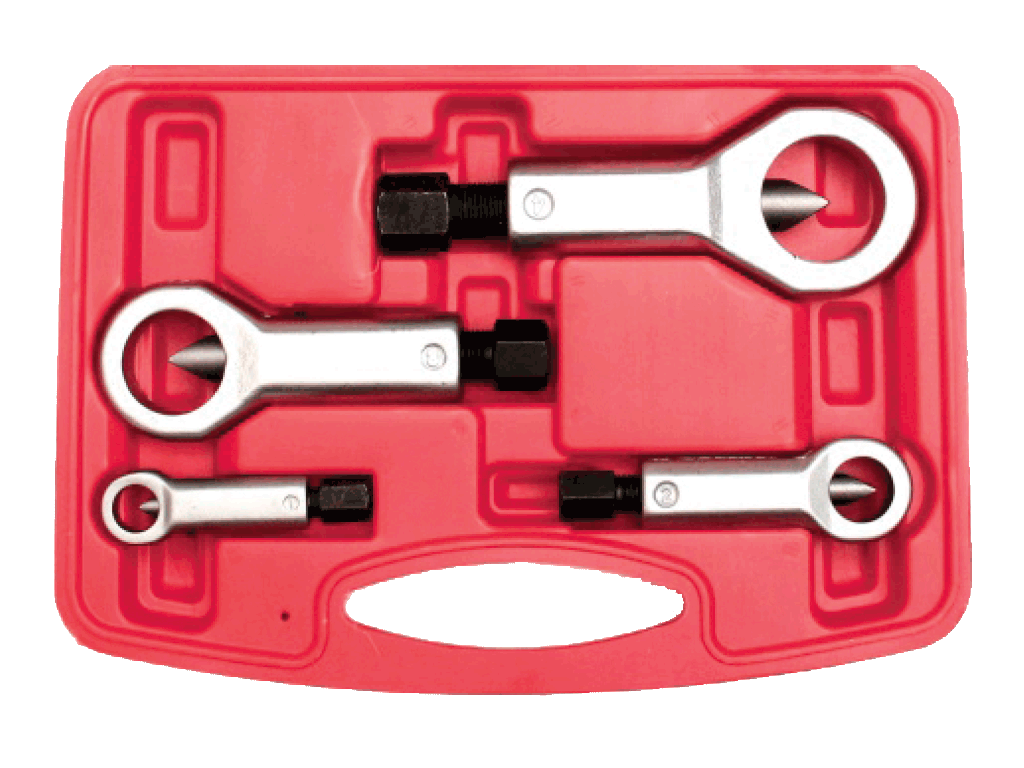 4 Parça Cıvata Kafası Parçalama Sökme Seti NT Tools NTAN7055