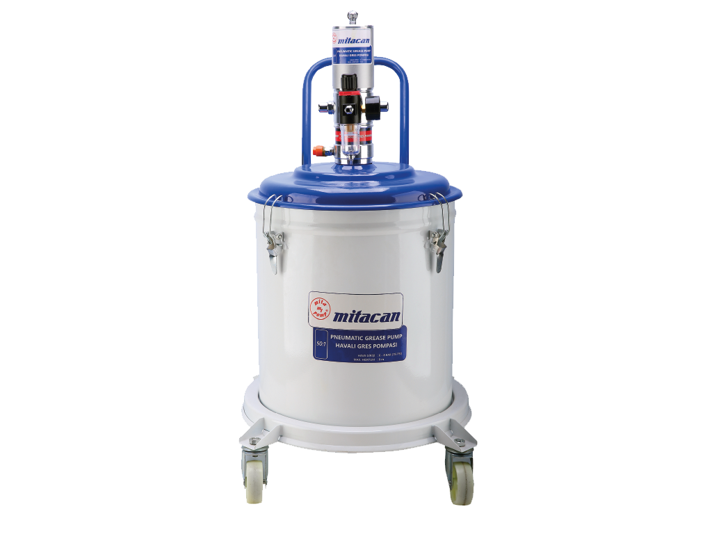 Havalı Gres Pompası 35 Kg Depolu MTGP5035 50:1