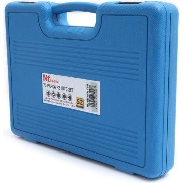 75 Parça Bits Uç Takımı Torx - Delikli Torx - Allen - M Tipi - Ribe Bits Set Takımı
