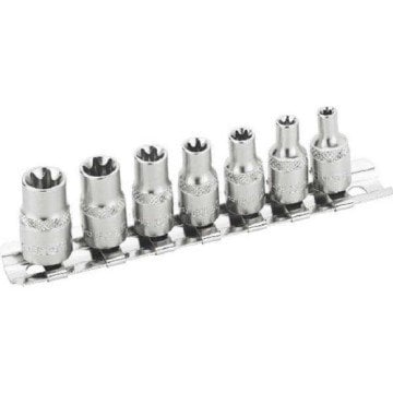 Retta E Tipi Lokmalı Torx Takımı 1/4 7 Parça Rts0702