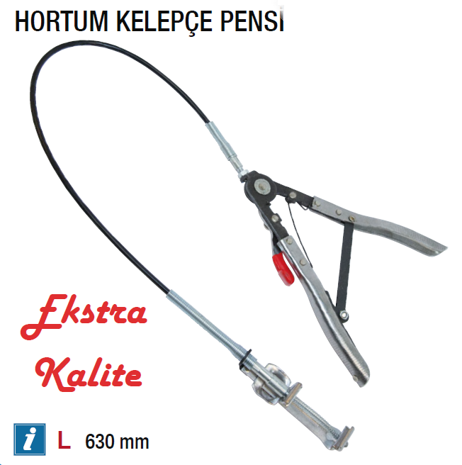 NT TOOLS Hortum Kelepçe Pensi Uzun Esnek Boyunlu