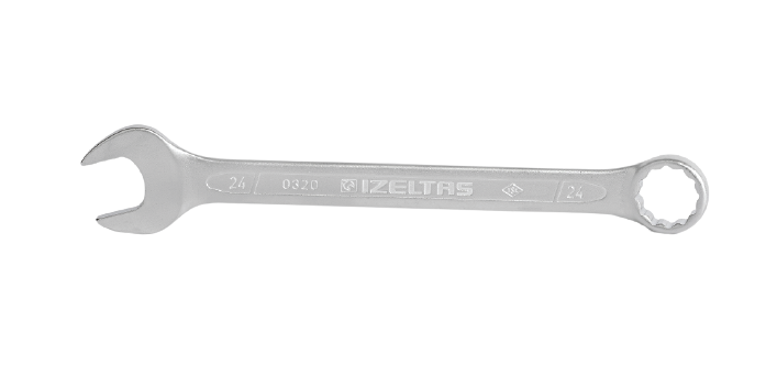 İZELTAŞ 24 mm Kombine Anahtar Kısa Boy