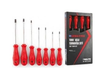 İZELTAŞ Opak Seri Torx Tornavida Seti 7 Parça