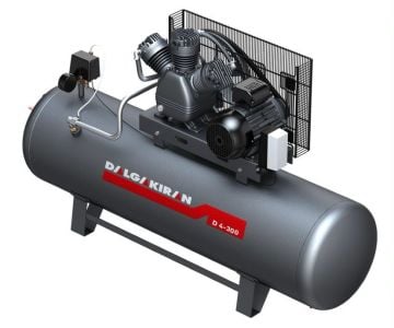 DALGAKIRAN 300 Litre Kompresör 8 BAR 3 KAFA 4-HP D4-300 32000468