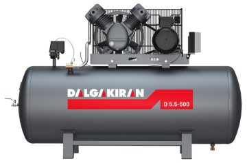 DALGAKIRAN 500 Litre Kompresör 12,5 BAR 5.5-HP 2 KAFA D5,5-500T 32000473