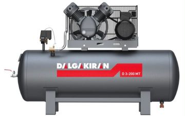 DALGAKIRAN 200 Litre Kompresör 8 BAR 2 KAFA D3-200 D 32000465