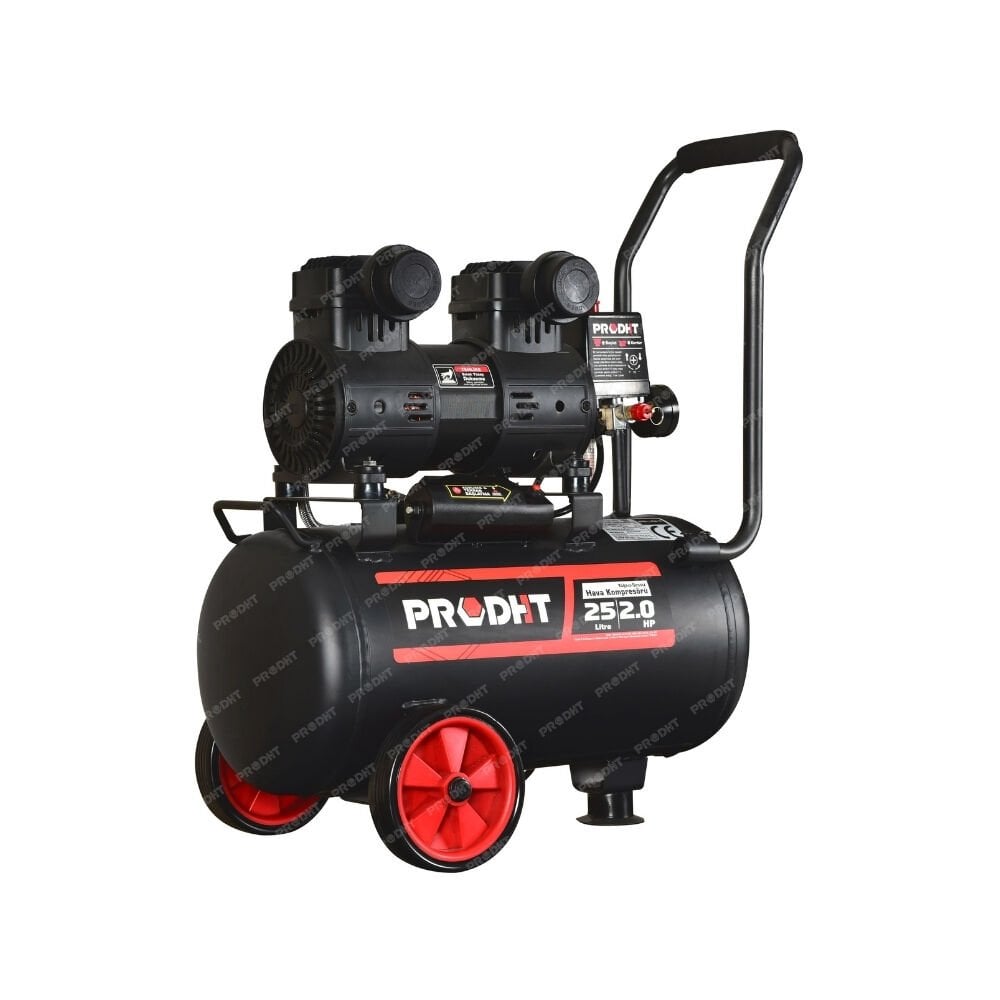 25 Litre Sessiz Hava Kompresörü – 1500W