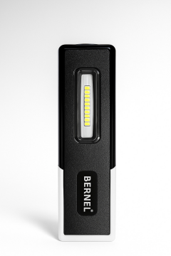 Taraftar Serisi Şarjlı Led Fener 400 Lümen - Siyah Beyaz