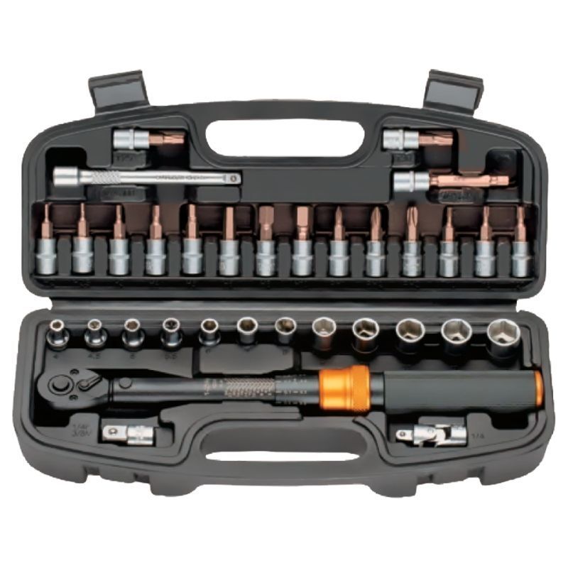 1/4'' 1-25 Nm Tork Anahtarı Bits & Lokma Seti 33 Parça