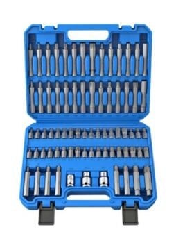 75 Parça Bits Uç Takımı Torx - Delikli Torx - Allen - M Tipi - Ribe Bits Uç Set