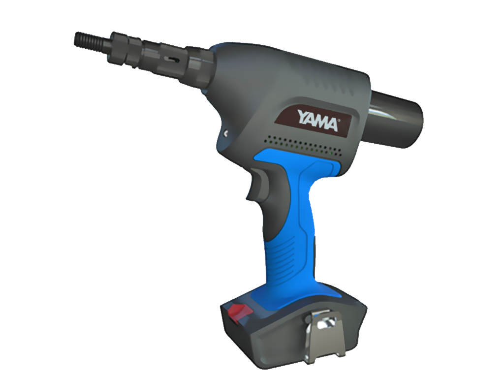 M3-M10 18V Akülü Kömürsüz Motor Somun Perçin Tabancası Çift Akülü
