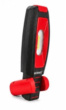 Şarjlı LED Fener LED Lamba Mıknatıslı Askı Aparatlı 600 Lümen Kırmızı Renk