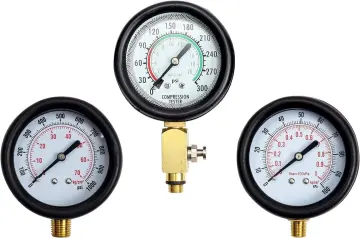 Motosiklet Kompresyon ve Yakıt Basınç Göstergesi Test Cihazı