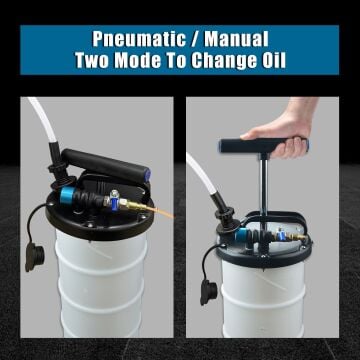 6,5 Litre Manuel Havalı Karterden Yağ Emme ve Vakum Pompası